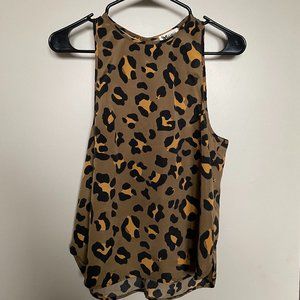 Show Me Your Mumu Tank Top Leopard Print Size S